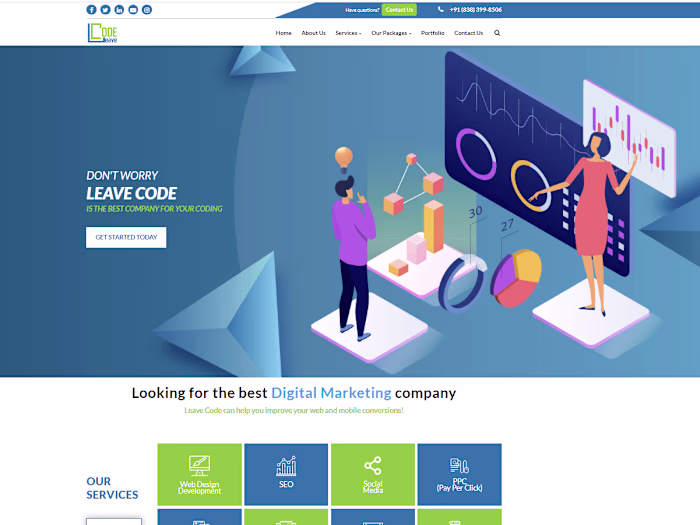 Leavecode Website