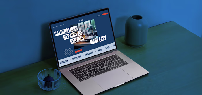 Instruments Repair Web UI/UX Design 