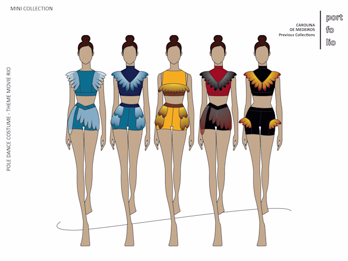 Collection Designed for Pole Dancers - Theme RIO