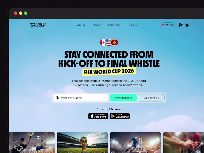 Truely Web UI: World Cup