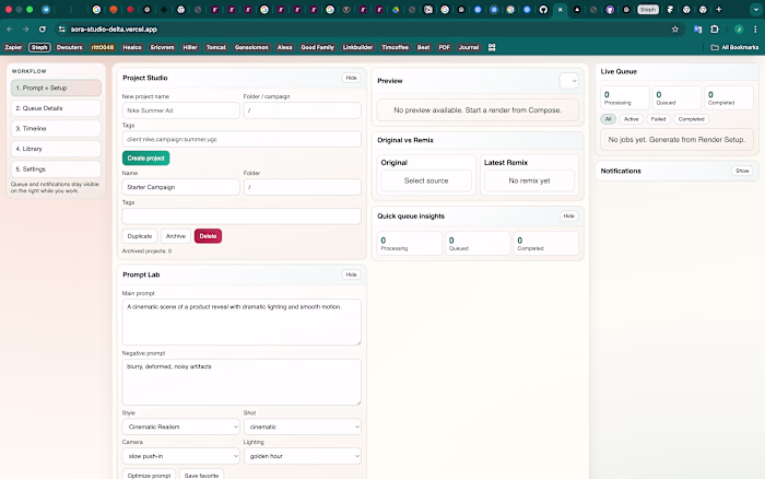 AI Video Generator & Editor