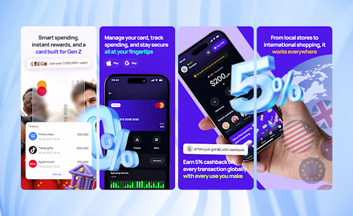 Gen Z Fintech Card — Product & Visual Design