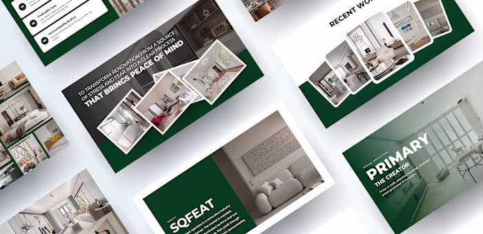 Luxury Interior Design Pitch Deck for Client Proposals