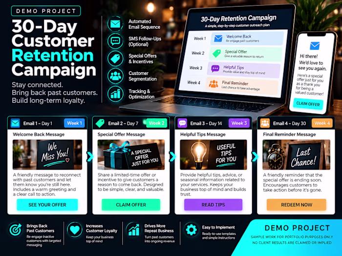 30-Day Customer Retention Campaign —