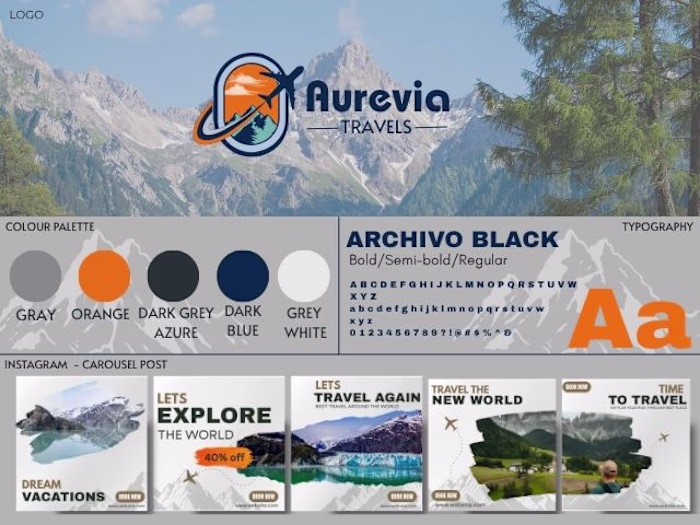 A complete travel brand identity