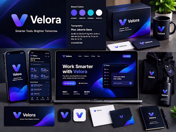 I created a brand identity