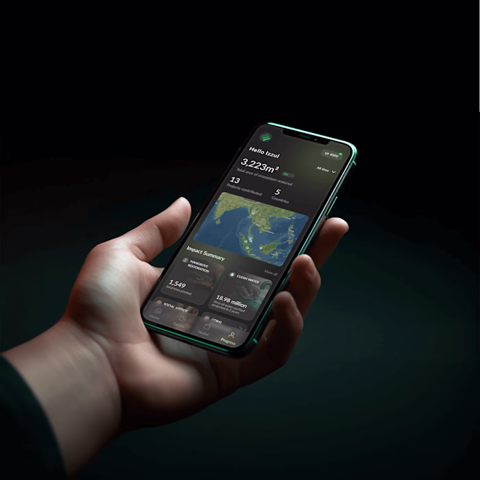 Earthwallet · UI UX Mobile