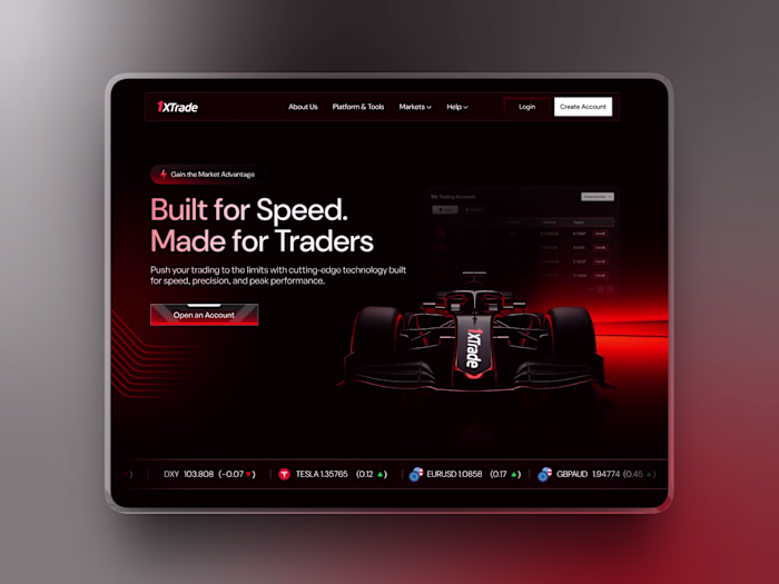 Recently designed an F1-themed trading