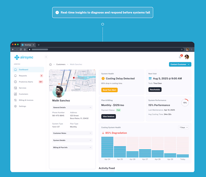 Product Design for AirSync Platform