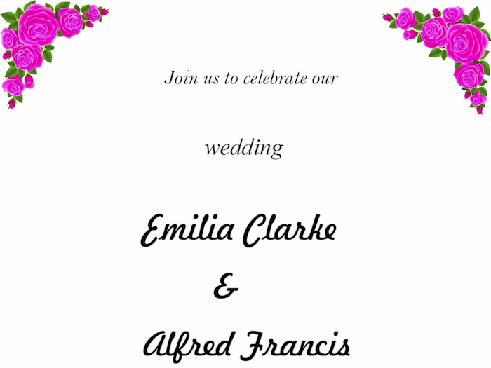 Wedding Invitation Card