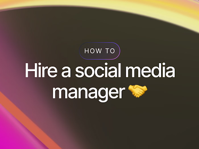 How to Hire a Social Media Manager