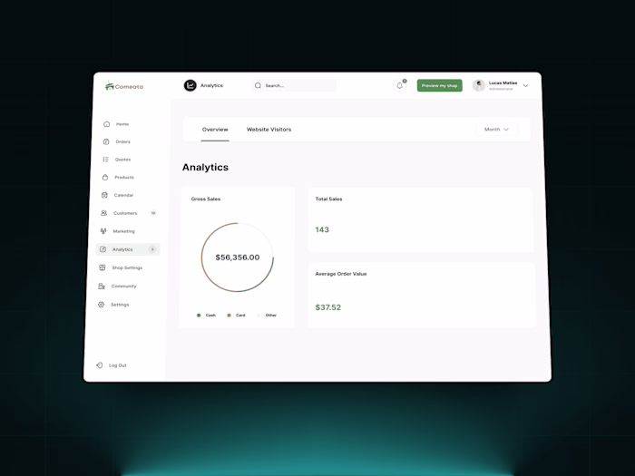 Custom SaaS Development with headless architecture-Comeata