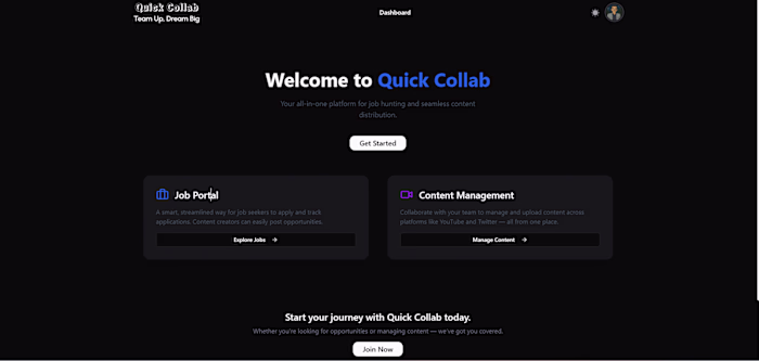 A fully developed platform built