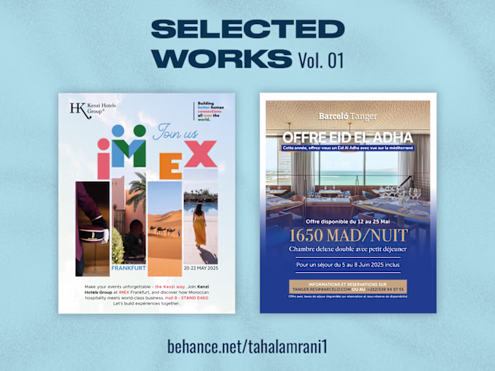 Selected Works Vol. 01 – Promotional & Social Media Design C...