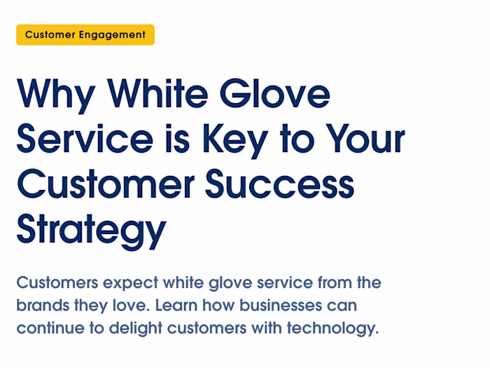 White Glove Service Blog for Salesforce India