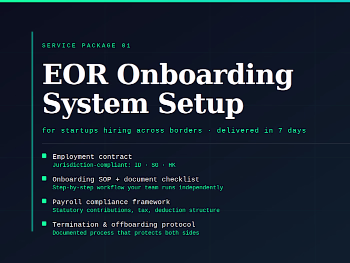 Most startups get EOR wrong.