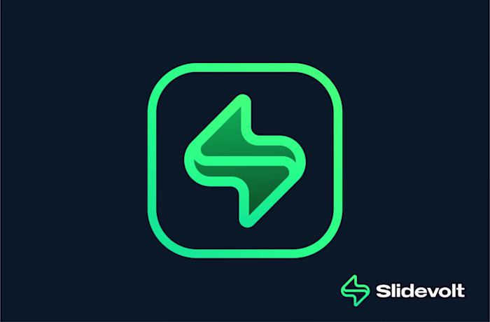 Slidevolt - Brand Logo #BrandIdentityDesign