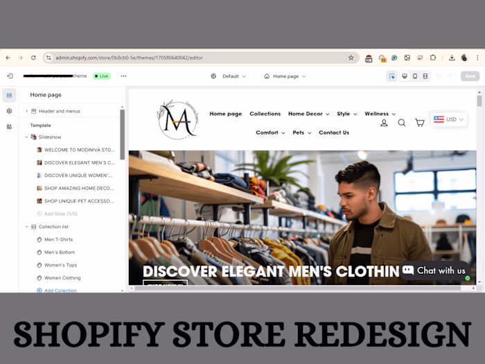 Shopify Store Design