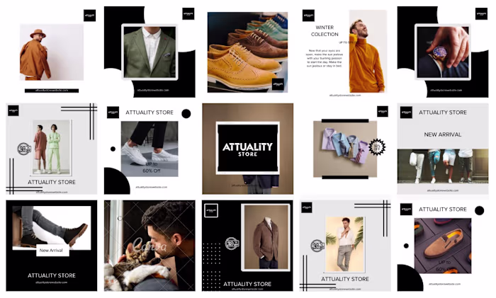 E-Commerce Social Media Design | Men's Fashion & Streetwear ...