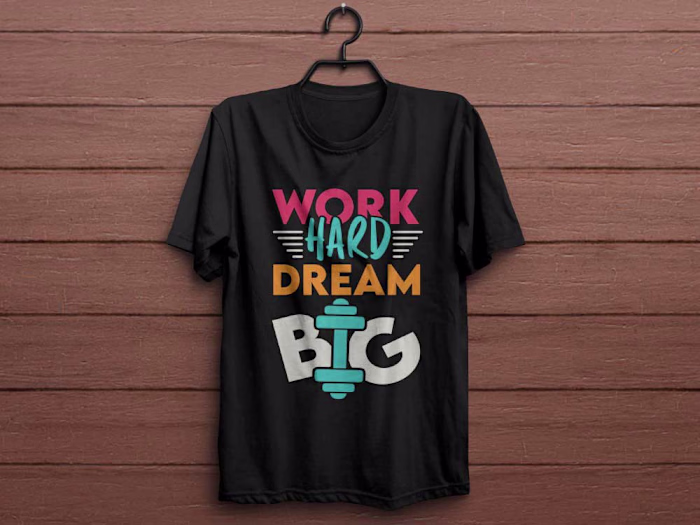 Gym Motivation T-shirt Design 