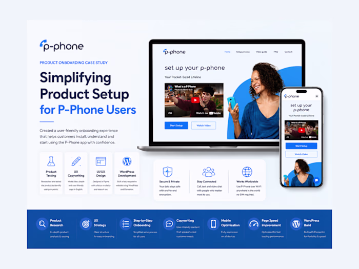 P-Phone Setup | UX Design,