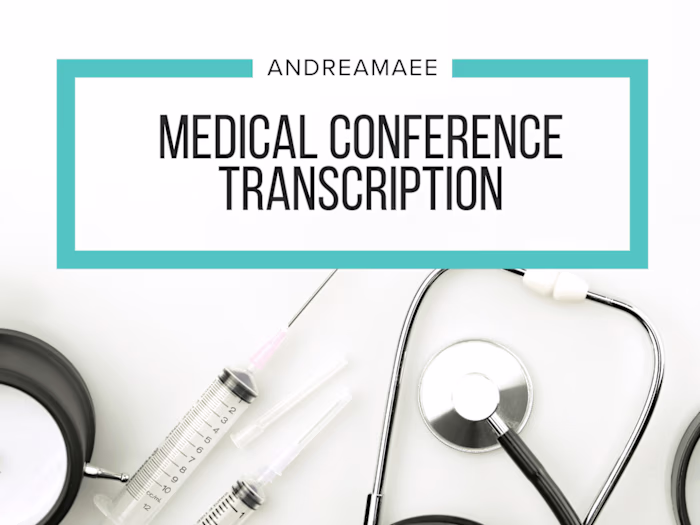 Medical Conference Transcription