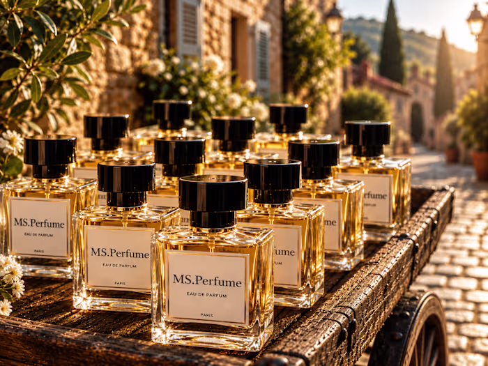 This campaign brings luxury fragrance