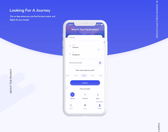 Flight Booking Mobile App Design