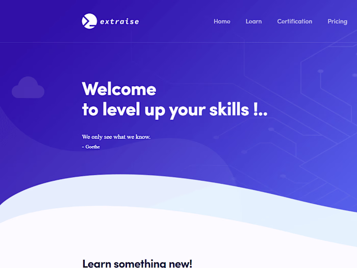 Extraise - Online Code Learning Platform