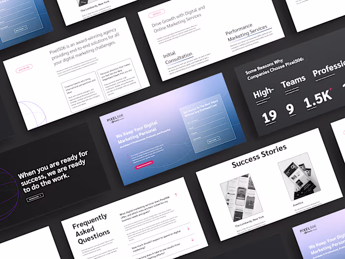 Digital Marketing Landing Page 💻