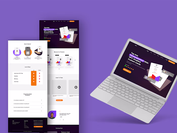 NFC Web App Design