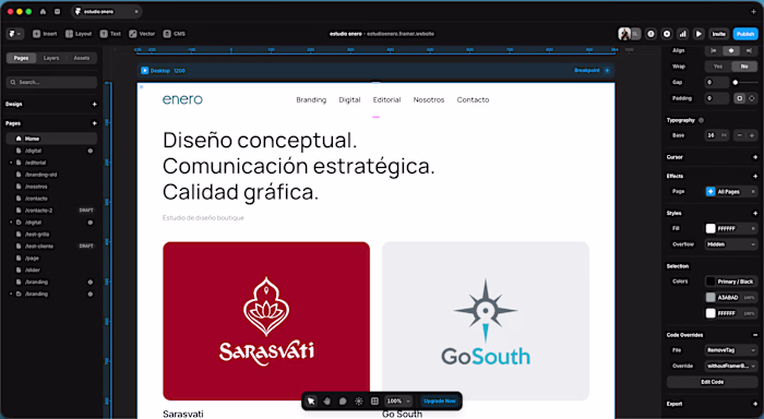 Optimización de la estructura (a