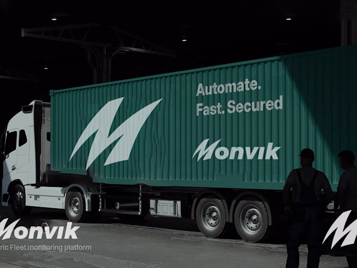 MONVIK | Electric Fleet Monitoring Platform Brand Identity