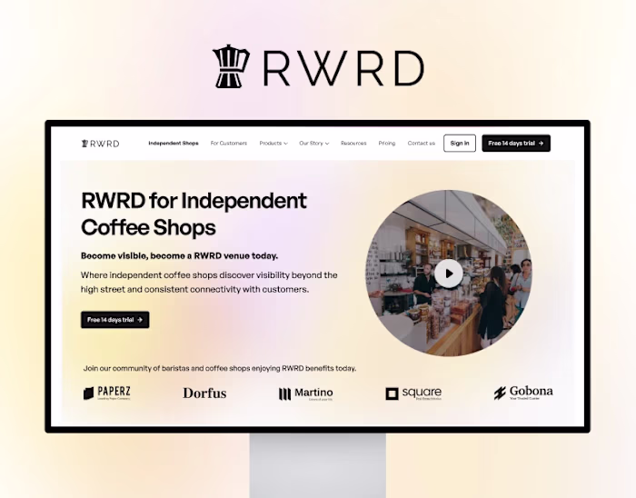 RWRD - Coffee Shops Platform