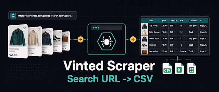 Vinted Turbo Scraper: URL-to-Dataset Actor