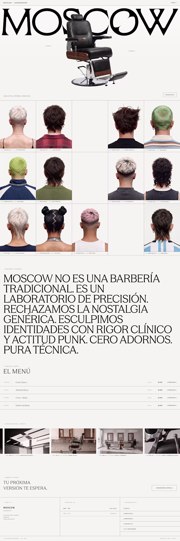Most barbershop websites look exactly