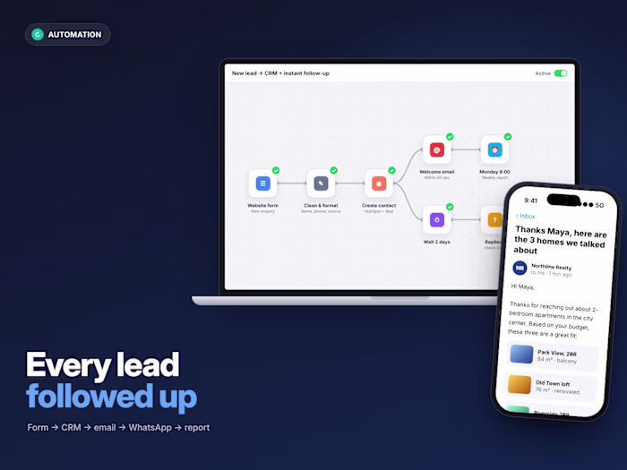 Northline Realty | Lead Capture & Follow-up Automation
