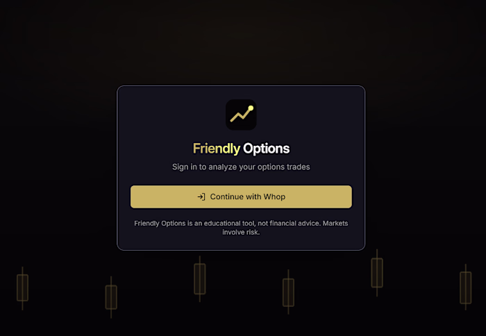 Friendly Options Analysis Tool Development