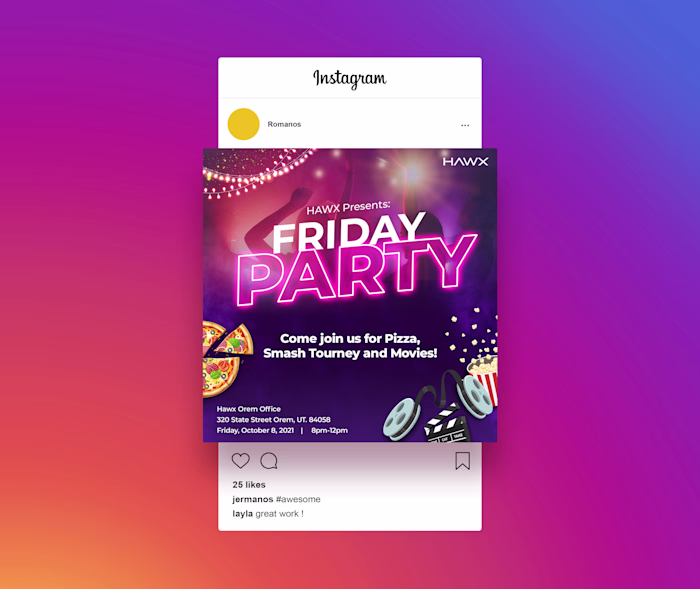 Social Media Post Design