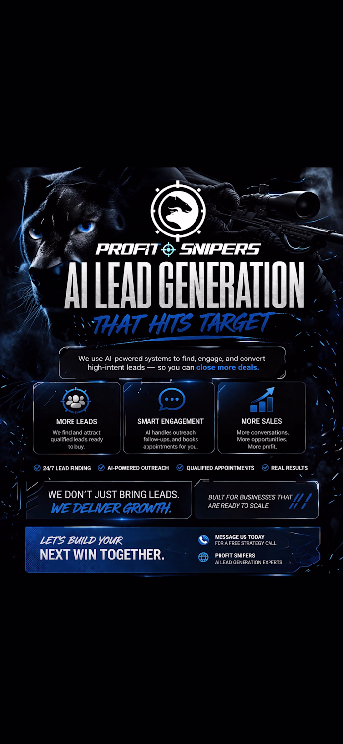 Ad flyer for social media