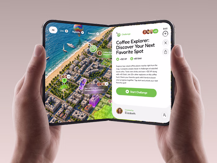 Social Map & Local Events Mobile App