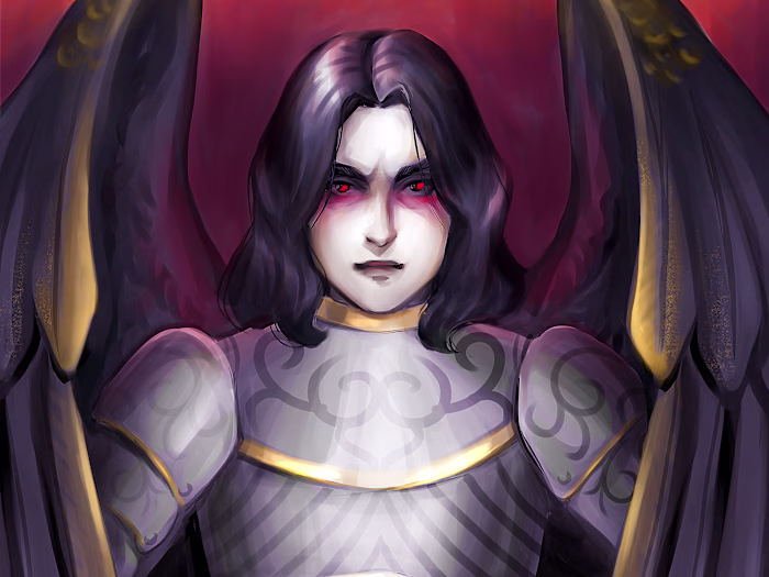 Character illustrations for the fantasy