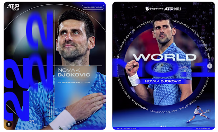 ATP & WTA Champion Graphics