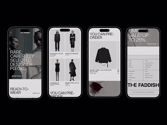 UI/UX Selected Work