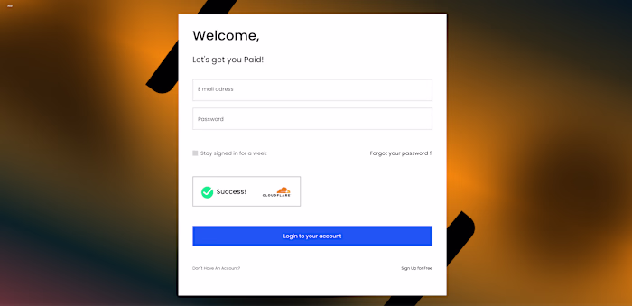 The login experience is one