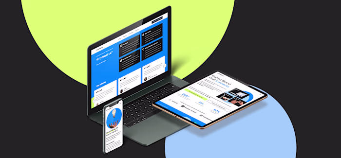 Marketing agency website