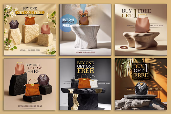 Meta Ads Design for Handbag