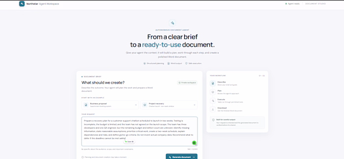 Built an AI agent project