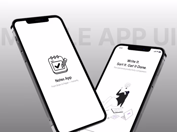 Minimal Notes App Focused on