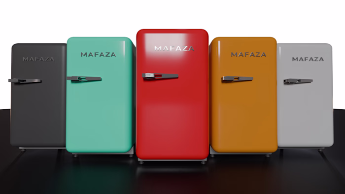 Retro Refrigerator (Product Visualization)